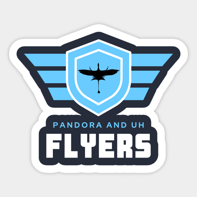 Pandora And Uh Flyers Sticker by Rohde's Roadies Podcast